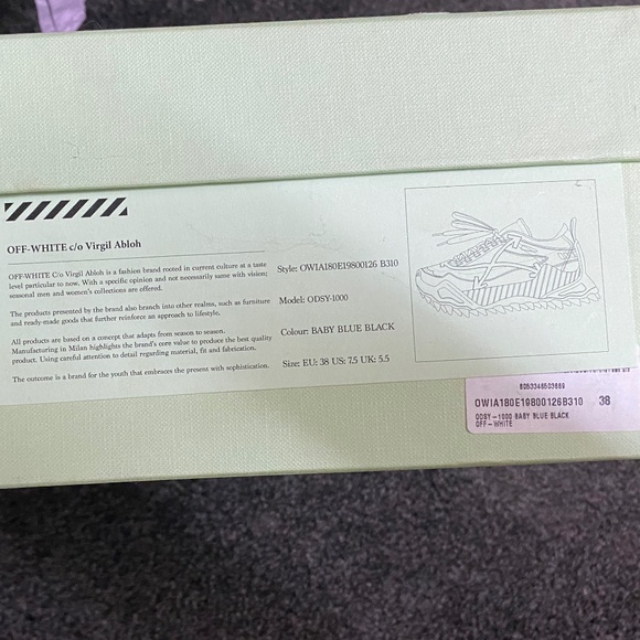 OFF-WHITE Odsy 1000 Blue Black unisex - Picture 5 of 5